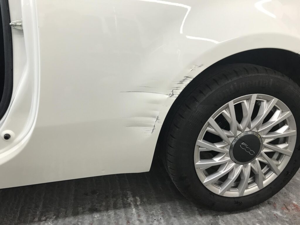 Fiat 500 Scuff - Before
